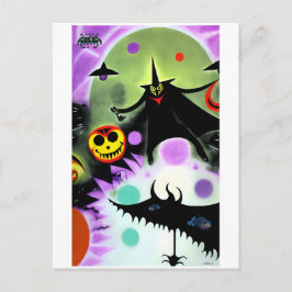 ハロウィンの夢 ポストカード