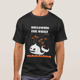 ハロウィンの失敗のクジラ Tシャツ