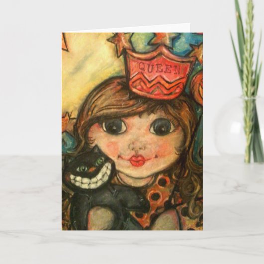 ハロウィンの女王 カード (正面)