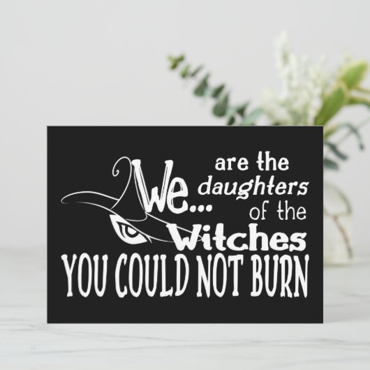 ハロウィンの娘たち 魔女は白を燃やせなかった 招待状 (スタンド正面)