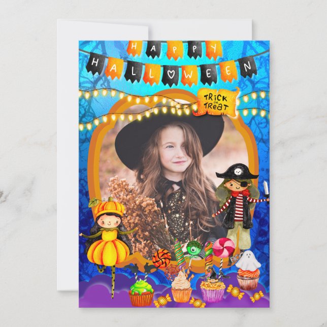 ハロウィンの子供パーティーお祝いコスチューム (正面)
