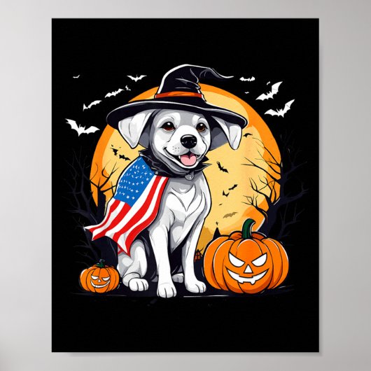 ハロウィンの子犬 ポスター (正面)
