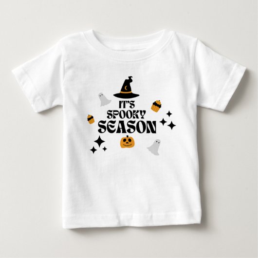 ハロウィンの季節だ ベビーTシャツ (正面)