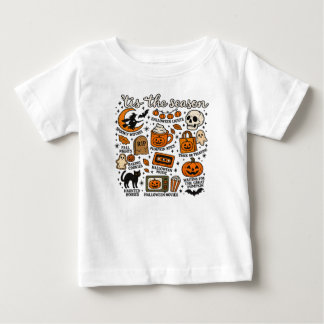 ハロウィンの季節 ベビーTシャツ