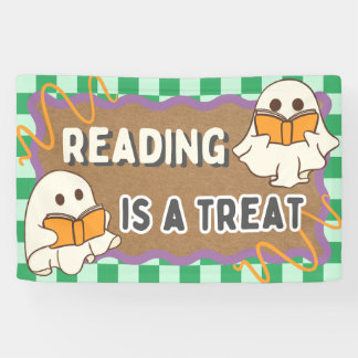 ハロウィンの学校・教室・図書館用バナー 横断幕