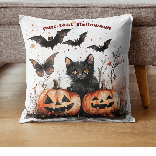 ハロウィンの完全なスロー枕 クッション