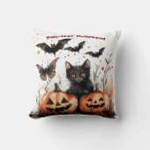 ハロウィンの完全なスロー枕 クッション (正面)