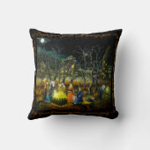 ハロウィンの家の装飾の枕"レッスン" クッション (裏面)