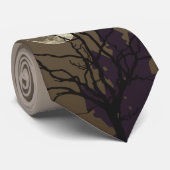 ハロウィンの家 ネクタイ (ロール)