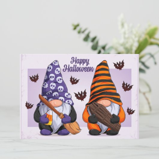 ハロウィンの小人たち シーズンカード (スタンド正面)