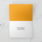 ハロウィンの幸せなカボチャの静物写真 シーズンカード (内部)