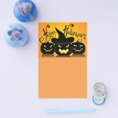 ハロウィンの幸せなカボチャ チラシ (シングル)