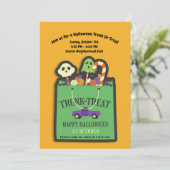 ハロウィンの幹または治療 招待状 (スタンド正面)