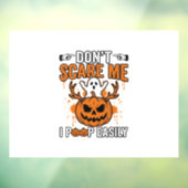ハロウィンの幽霊のかぼちゃの名言ベクターデザイン_ ウィンドウサイン (シート3)