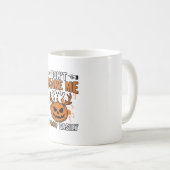 ハロウィンの幽霊のかぼちゃの名言ベクターデザイン_ コーヒーマグカップ (正面右)
