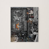 ハロウィンの幽霊のよく出るなドライブ・イン ジグソーパズル (縦)