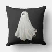 ハロウィンの幽霊のイラスト アウトドアクッション (裏面)