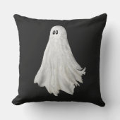 ハロウィンの幽霊のイラスト アウトドアクッション (正面)