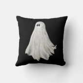 ハロウィンの幽霊のイラスト クッション (裏面)