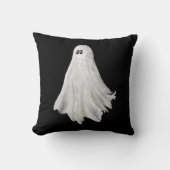 ハロウィンの幽霊のイラスト クッション (正面)