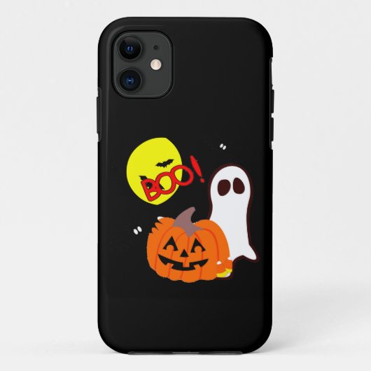ハロウィンの幽霊の友人 Case-Mate iPhoneケース (裏面)