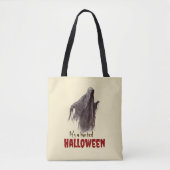 ハロウィンの幽霊の秋のマーケットトートバッグ トートバッグ (正面)
