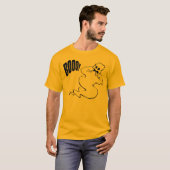 ハロウィンの幽霊の長袖のTシャツ Tシャツ (正面フル)