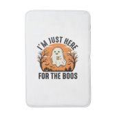 ハロウィンの幽霊のTシャツ おばけに会いに来た バスマット (正面縦)