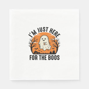 ハロウィンの幽霊のTシャツ おばけの日にブーってやる スタンダードランチョンナプキン