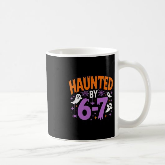 ハロウィンの幽霊スケルトン 67 コーヒーマグカップ (右)