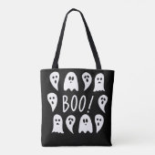 ハロウィンの幽霊ブー トートバッグ (裏面)