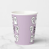 ハロウィンの幽霊ブー 紙コップ (左)