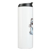 ハロウィンの幽霊衣装を着た猫たち_1 タンブラー (回転左)