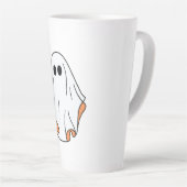 ハロウィンの幽霊, おもしろハロウィン, ハロウィンパーティー カフェラテマグ (右アングル)