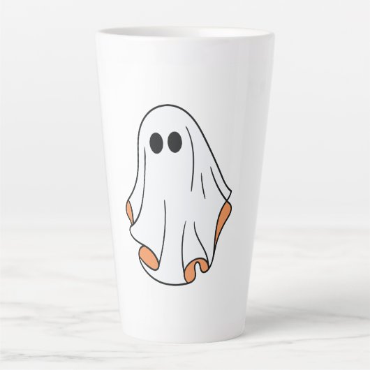 ハロウィンの幽霊, おもしろハロウィン, ハロウィンパーティー カフェラテマグ (正面)