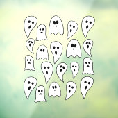 ハロウィンの幽霊 ウィンドウサイン (シート3)