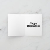 ハロウィンの幽霊 カード (内部)