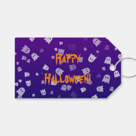 ハロウィンの幽霊 ギフトタグ