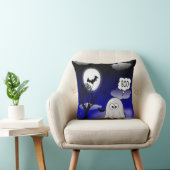 ハロウィンの幽霊 クッション (椅子)