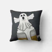 ハロウィンの幽霊 クッション (裏面)