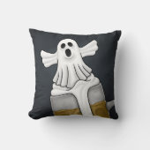 ハロウィンの幽霊 クッション (正面)