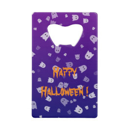 ハロウィンの幽霊 クレジットカード栓抜き