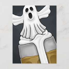 ハロウィンの幽霊 シーズンポストカード