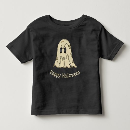 ハロウィンの幽霊 トドラーTシャツ (正面)