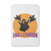 ハロウィンの幽霊 バスマット (正面縦)