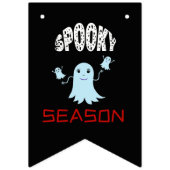 ハロウィンの幽霊 バンティングフラッグ (第1の旗)