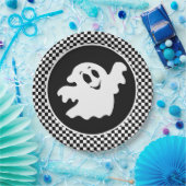 ハロウィンの幽霊 ペーパープレート (パーティー)