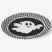 ハロウィンの幽霊 ペーパープレート (アングル)