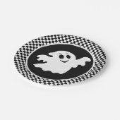 ハロウィンの幽霊 ペーパープレート (アングル)