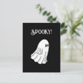 ハロウィンの幽霊 ポストカード (スタンド正面)